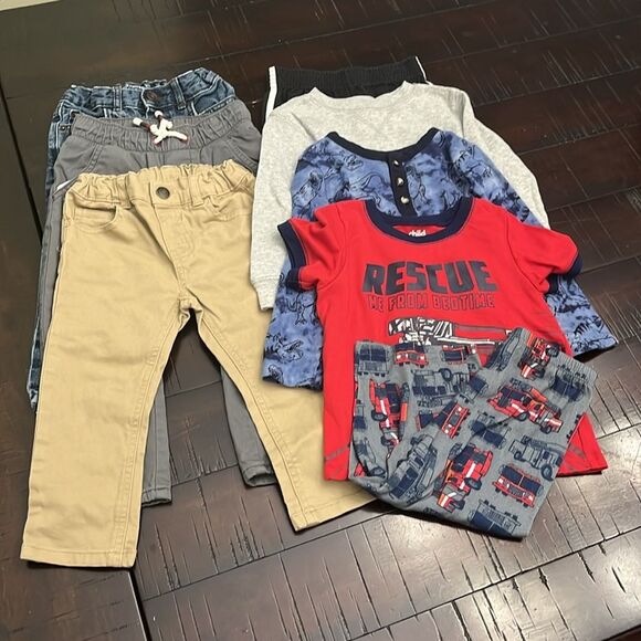 Toddler boy clothes bundle Jeans Pants Khakis tops 2T, 3T - Picture 2 of 15